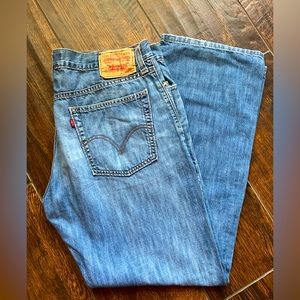 Men’s 514 Levi’s (slim/straight fit) 36x30 Blue denim jeans. Previously worn!